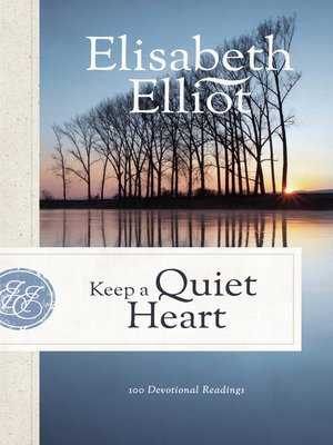 cover image of Keep a Quiet Heart